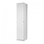 ПАКС Гардероб с 1 дверью - Пакс Викедаль , белый, 50x38x236 см, плавно закрывающиеся петли