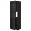 МЕТОД Выс шкаф д/холодильн или морозильн - под дерево черный, Тингсрид под дерево черный, 60x60x200 см