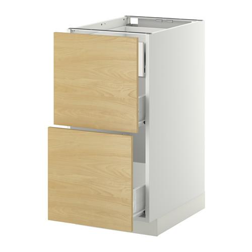 МЕТОД / ФОРВАРА Наполн шк 2 фрнт/3 средн ящ - белый, Тингсрид под березу, 40x60 см МЕТОД / ФОРВАРА Наполн шк 2 фрнт/3 средн ящ - белый, Тингсрид под березу, 40x60 см