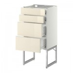 МЕТОД / ФОРВАРА Нплн шк 4 фронт/2 низк/2средн ящ - 40x37x60 см, Рингульт глянцевый кремовый, белый МЕТОД / ФОРВАРА Нплн шк 4 фронт/2 низк/2средн ящ - 40x37x60 см, Рингульт глянцевый кремовый, белый