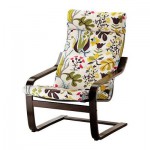 ПОЭНГ Кресло - Бломстермола разноцветный, черно-коричневый