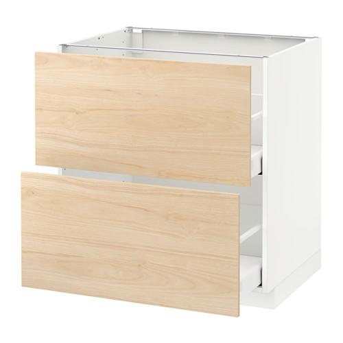 МЕТОД / МАКСИМЕРА Напольн шкаф 2фрнт/2выс ящ - 80x60 см МЕТОД / МАКСИМЕРА Напольн шкаф 2фрнт/2выс ящ - 80x60 см