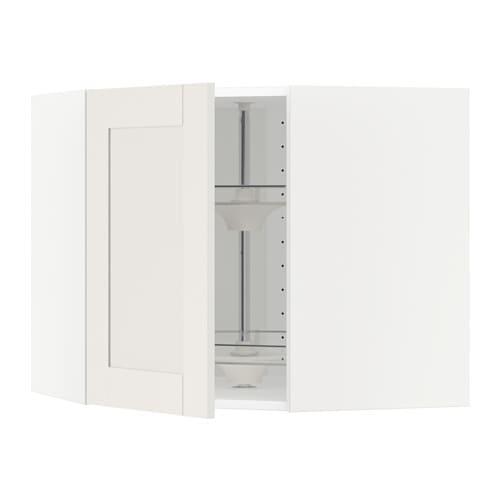 МЕТОД Угл нвсн шкф с вращающ секц - белый, Сэведаль белый, 68x60 см МЕТОД Угл нвсн шкф с вращающ секц - белый, Сэведаль белый, 68x60 см