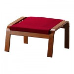 ПОЭНГ Табурет для ног - Дансбу классический красный, классический коричневый