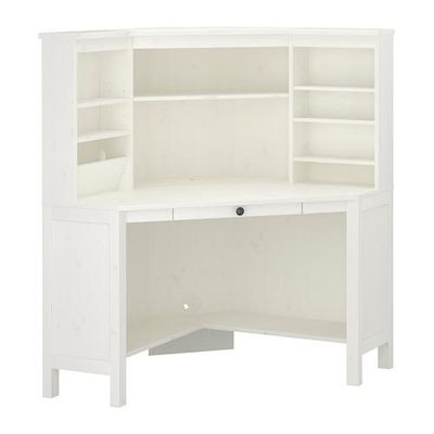 ХЕМНЭС Рабочее место, угловое - белый