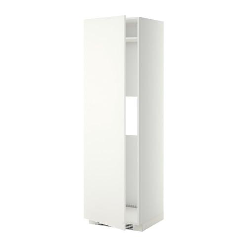 МЕТОД Выс шкаф д/холод или мороз, с дверц - белый, Хэггеби белый