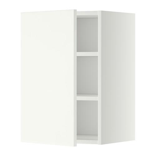 METOD шкаф навесной с полкой белый/Хэггеби белый 40x38.6x60 cm