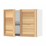 МЕТОД Навесной шкаф с посуд суш/2 дврц - белый, Торхэмн естественный ясень, 80x60 см МЕТОД Навесной шкаф с посуд суш/2 дврц - белый, Торхэмн естественный ясень, 80x60 см