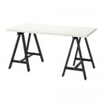 LINNMON/ODDVALD стол белый/черный 75x73 cm