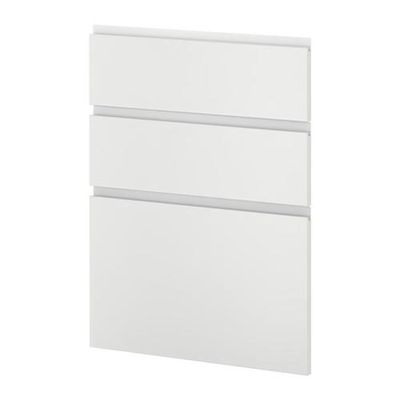 МЕТОД 3 фронтальн панели д/посудом машины - , Нодста белый/алюминий