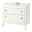 HEMNES/RÄTTVIKEN шкаф для раковины с 2 ящ белый