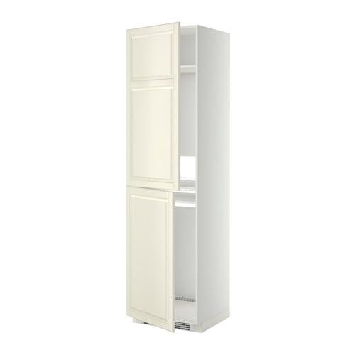 МЕТОД Высок шкаф д холодильн/мороз - белый, Будбин белый с оттенком, 60x60x220 см