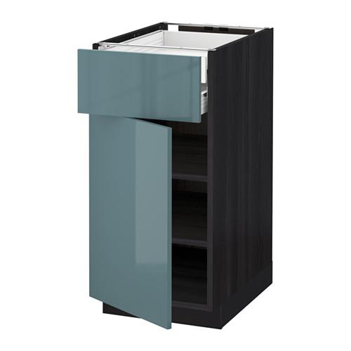 METOD напольн шкаф двр/фр пнл/плк/2низ ящ