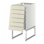 МЕТОД / ФОРВАРА Напольн шкаф 6фронт пнл/6 низ ящ - 40x60x60 см, Будбин белый с оттенком, белый МЕТОД / ФОРВАРА Напольн шкаф 6фронт пнл/6 низ ящ - 40x60x60 см, Будбин белый с оттенком, белый