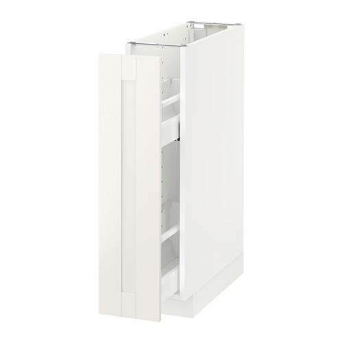 МЕТОД Напол шкаф/выдв внутр элем - белый, Сэведаль белый