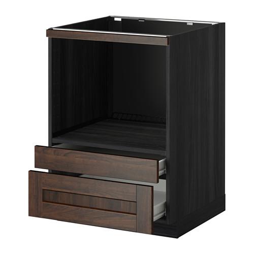 МЕТОД / ФОРВАРА Напольн шк д/комб СВЧ/ящики - под дерево черный, Эдсерум под дерево коричневый МЕТОД / ФОРВАРА Напольн шк д/комб СВЧ/ящики - под дерево черный, Эдсерум под дерево коричневый