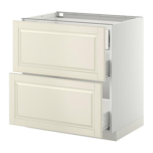 МЕТОД / ФОРВАРА Наполн шк 2 фрнт/3 средн ящ - белый, Будбин белый с оттенком, 80x60 см МЕТОД / ФОРВАРА Наполн шк 2 фрнт/3 средн ящ - белый, Будбин белый с оттенком, 80x60 см