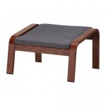 ПОЭНГ Табурет для ног - Шифтебу темно-серый, Шифтебу темно-серый