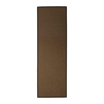 ЭГЕБЮ Ковер, безворсовый - классический коричневый, 80x250 см