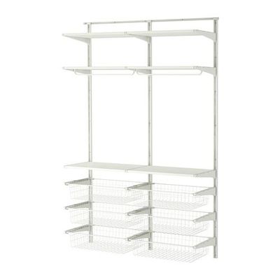 АЛЬГОТ Настенная шина/проволочные корзины