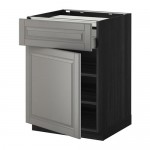 МЕТОД / МАКСИМЕРА Нплн шк д/врч пнл/ящ/плк/дв - под дерево черный, Будбин серый МЕТОД / МАКСИМЕРА Нплн шк д/врч пнл/ящ/плк/дв - под дерево черный, Будбин серый