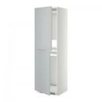 МЕТОД Высок шкаф д холодильн/мороз - 60x60x200 см, Веддинге серый, белый