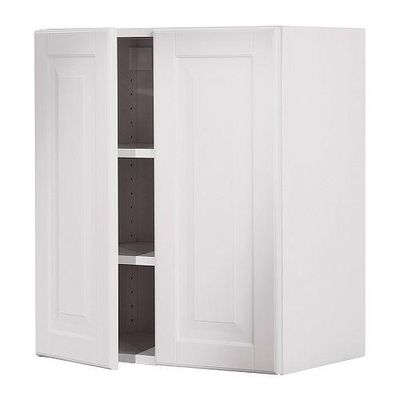 ФАКТУМ Навесной шкаф с 2 дверями - Лидинго белый с оттенком, 60x70 см