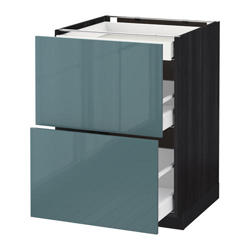 METOD напольный шкаф/2фасада/3ящика оцинковка