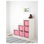 ТРУФАСТ Комбинация д/хранения - белый/розовый