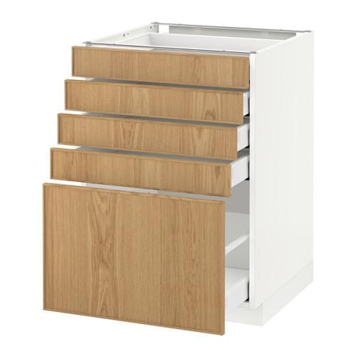 METOD/MAXIMERA напольный шкаф с 5 ящиками оцинковка