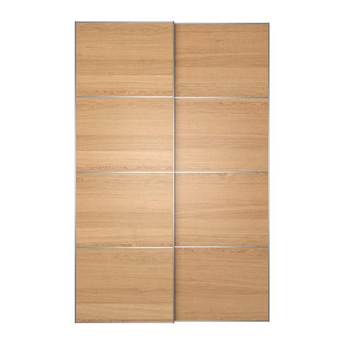 ИЛЬСЕНГ Пара раздвижных дверей - 150x236 см, устройство д/плавн закрывания ИЛЬСЕНГ Пара раздвижных дверей - 150x236 см, устройство д/плавн закрывания