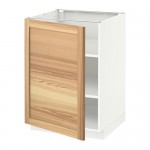 МЕТОД Напольный шкаф с полками - белый, Торхэмн естественный ясень, 60x60 см МЕТОД Напольный шкаф с полками - белый, Торхэмн естественный ясень, 60x60 см