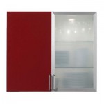 АБСТРАКТ Дверь - глянцевый красный, 40x57 см