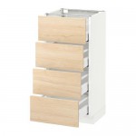 METOD/MAXIMERA напольн шкаф 4 фронт панели/4 ящика METOD/MAXIMERA напольн шкаф 4 фронт панели/4 ящика