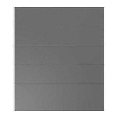 АБСТРАКТ Фронтальная панель ящика,5 штук - глянцевый серый, 60x70 см