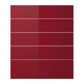 АБСТРАКТ Фронтальная панель ящика,5 штук - глянцевый красный, 40x70 см