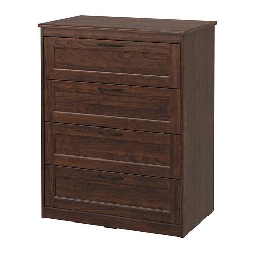 Esand Chest Of Drawers With 4, Ikea 4 Drawer Dresser Brown