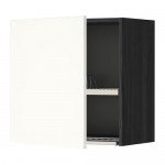 METOD шкаф навесной с сушкой черный/Хэггеби белый 60x60 см