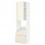 МЕТОД / МАКСИМЕРА Выс шк д/дхвк+двр/2фрнт/1срд/1вс ящ - белый, Хитарп белый с оттенком, 60x60x220 см