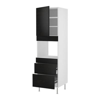 ФАКТУМ Выс шк д/MW6 СВЧ+ящ/двр - Нексус коричнево-чёрный ФАКТУМ Выс шк д/MW6 СВЧ+ящ/двр - Нексус коричнево-чёрный