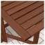 ЭПЛАРО Стол+4 складных стула, д/сада - Эпларо коричневая морилка/Экерон черный