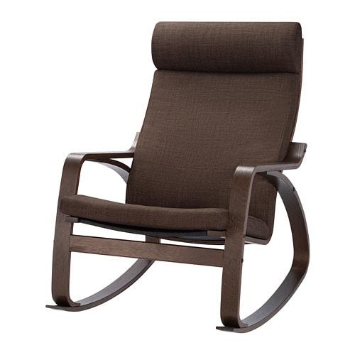 ПОЭНГ Кресло-качалка - Шифтебу коричневый