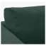ВИМЛЕ 4-местный диван - с козеткой/Гуннаред темно-зеленый