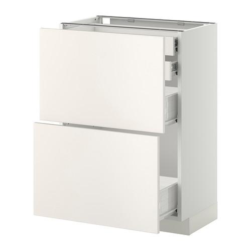 МЕТОД / ФОРВАРА Нплн шк 2фрнт/2низк/2 выс/2срдн ящ - белый, Веддинге белый, 60x37 см МЕТОД / ФОРВАРА Нплн шк 2фрнт/2низк/2 выс/2срдн ящ - белый, Веддинге белый, 60x37 см