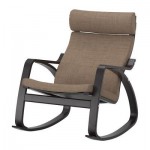 ПОЭНГ Кресло-качалка - Исунда коричневый, черно-коричневый ПОЭНГ Кресло-качалка - Исунда коричневый, черно-коричневый