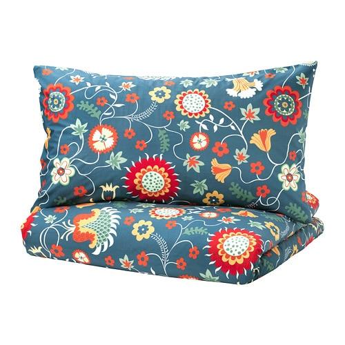 РОЗЕНРИПС Пододеяльник и 2 наволочки - 200x200/50x70 см