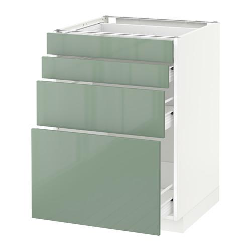 METOD/FÖRVARA напольн шкаф 4 фронт панели/4 ящика оцинковка