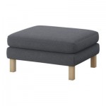 КАРЛСТАД Табурет для ног - Корндаль классический серый