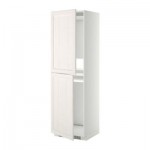МЕТОД Высок шкаф д холодильн/мороз - 60x60x200 см, Лаксарби белый, белый