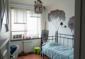 Интерьер детской с рабочим местом фото